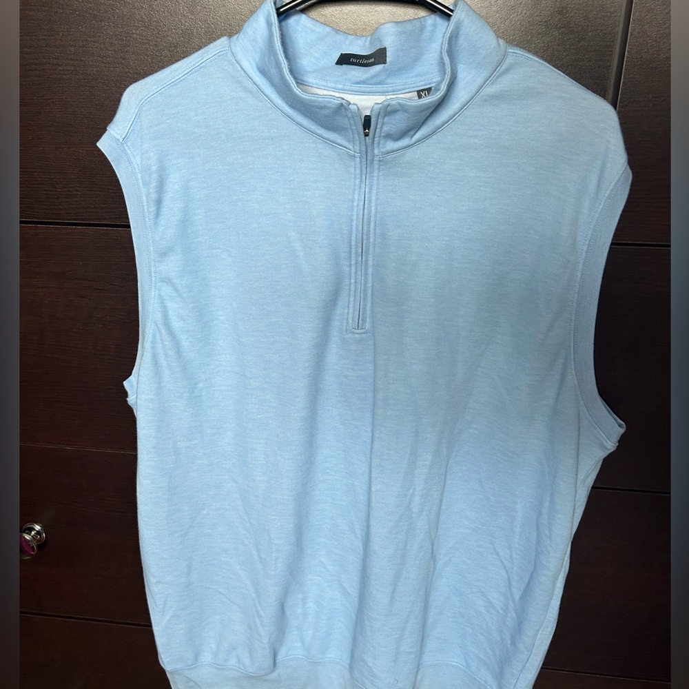Turtleson blue vest